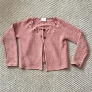 Hanna Anderson Pink Girls’ Sweater (Size 8)